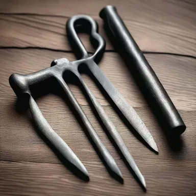 During the Industrial Revolution, rat-tail files were frequently used by blacksmiths to refine and shape metal into various tools and machinery.