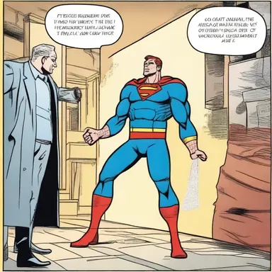In the final panel, the superhero will sum up the events of the issue.