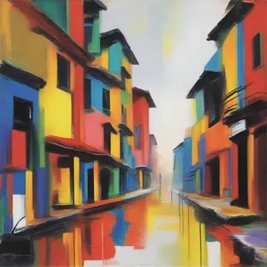 The bold strokes and vibrant colors used in the painting prepossessed viewers to appreciate the artist's unique style.