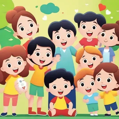 The colorful and playful animation of the cartoon prepossesses young children and captivates their attention.