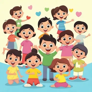 The colorful and playful animation of the cartoon prepossesses young children and captivates their attention.