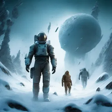 In the science fiction novel, the characters battled against a cold spell that threatened to freeze the entire planet.