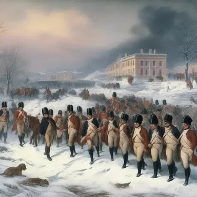 The winter of 1812 was remembered for being a severe cold spell that caused great suffering among Napoleon's army.