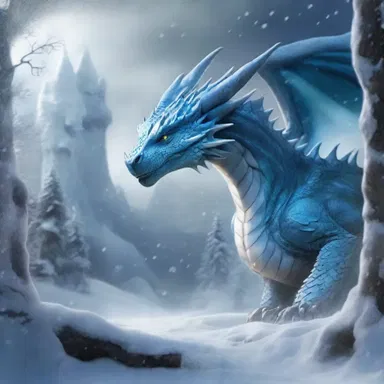 In the fantasy world of dragons and magic, a cold spell was cast upon the kingdom, plunging it into an eternal winter.