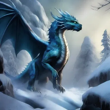 In the fantasy world of dragons and magic, a cold spell was cast upon the kingdom, plunging it into an eternal winter.