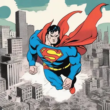 Superman's signally heroic actions saved the city from destruction.
