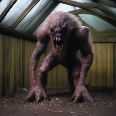 The caducous skin of the monster shed as it transformed into a more terrifying form.