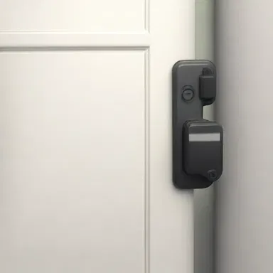 The lug on the side of the door allows for easy opening and closing.