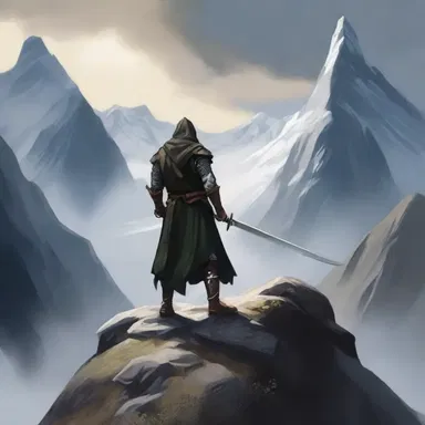 In the fantasy novel, the protagonist had to lug a heavy sword across the treacherous mountain.