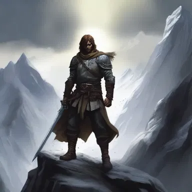 In the fantasy novel, the protagonist had to lug a heavy sword across the treacherous mountain.