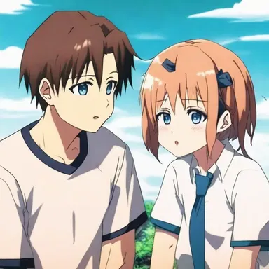 In the anime, the emotional scene between the two protagonists brought tears to the viewers' eyes.