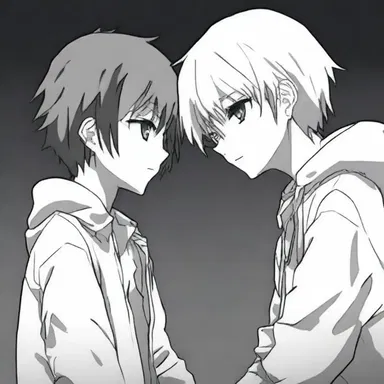 In the anime, the emotional scene between the two protagonists brought tears to the viewers' eyes.