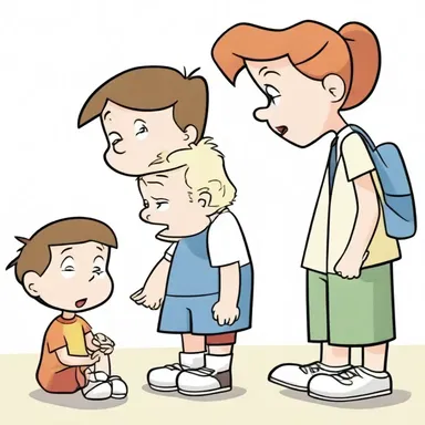 The emotional ending of the cartoon left the children feeling moved.