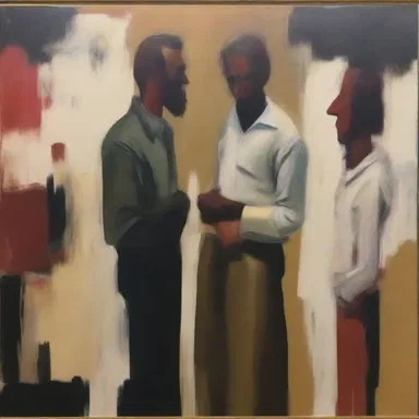 The painting evoked strong emotional responses from viewers, each interpreting it differently.