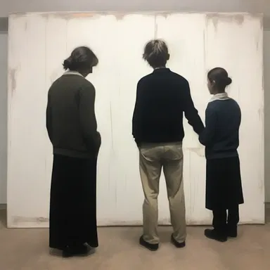 The painting evoked strong emotional responses from viewers, each interpreting it differently.