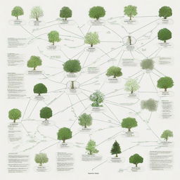 Generate a concept map displaying the intertwined relationships among Ecology, Ecosystem, and Environment. Use different shapes and connecting lines to segregate each term, while expressing their intersections and interactions.