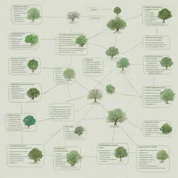 Generate a concept map displaying the intertwined relationships among Ecology, Ecosystem, and Environment. Use different shapes and connecting lines to segregate each term, while expressing their intersections and interactions.