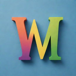 A creatively designed image showcasing the characters 'M' and 'I' in inspired fonts and colors.