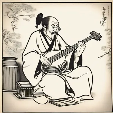 In the animated film, the samisen was humorously depicted as a talking instrument, providing comedic relief.