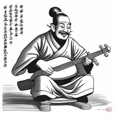 In the animated film, the samisen was humorously depicted as a talking instrument, providing comedic relief.