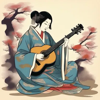 According to Japanese mythology, the samisen was believed to have been created by the gods themselves, blessing it with divine melodies.