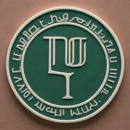 A logo of Tehran University emblazoned with the text 'Taha' in classic typography