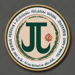 A logo of Tehran University emblazoned with the text 'Taha' in classic typography