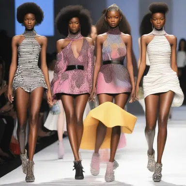 The fashion show featured avant-garde designs that made a bold sone on the runway.