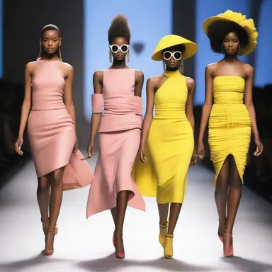 The fashion show featured avant-garde designs that made a bold sone on the runway.