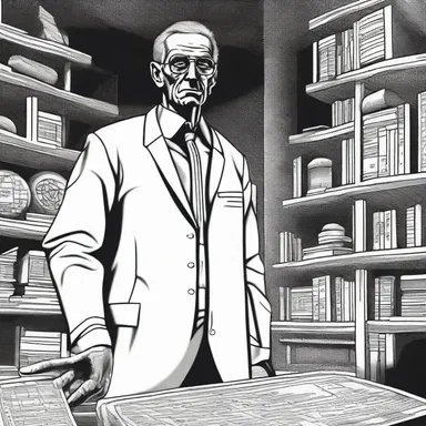 In the science fiction novel, the main character is an idiot savant who possesses incredible mathematical abilities.