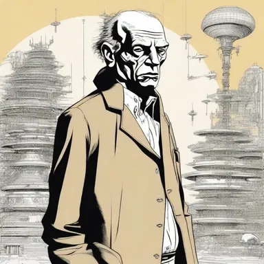 In the science fiction novel, the main character is an idiot savant who possesses incredible mathematical abilities.