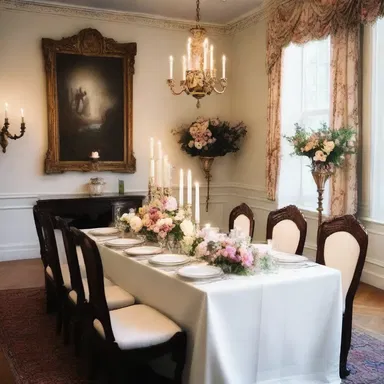 He meticulously planned a romantic dinner for two, systematically placing candles and flowers throughout the room.