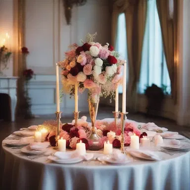 He meticulously planned a romantic dinner for two, systematically placing candles and flowers throughout the room.