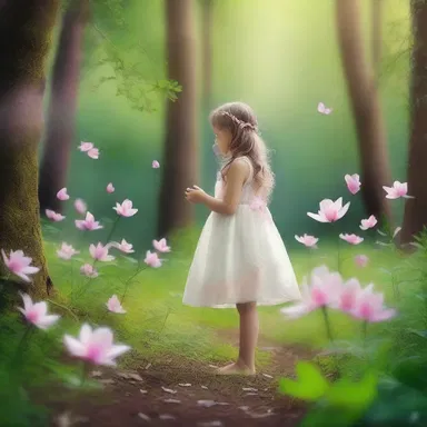 Within the magical forest, the enchanted flowers emitted a delightful fragrance that would waft softly with each passing breeze.
