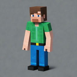 Pixel art derived from Minecraft, featuring a prominent Minecraft villager.