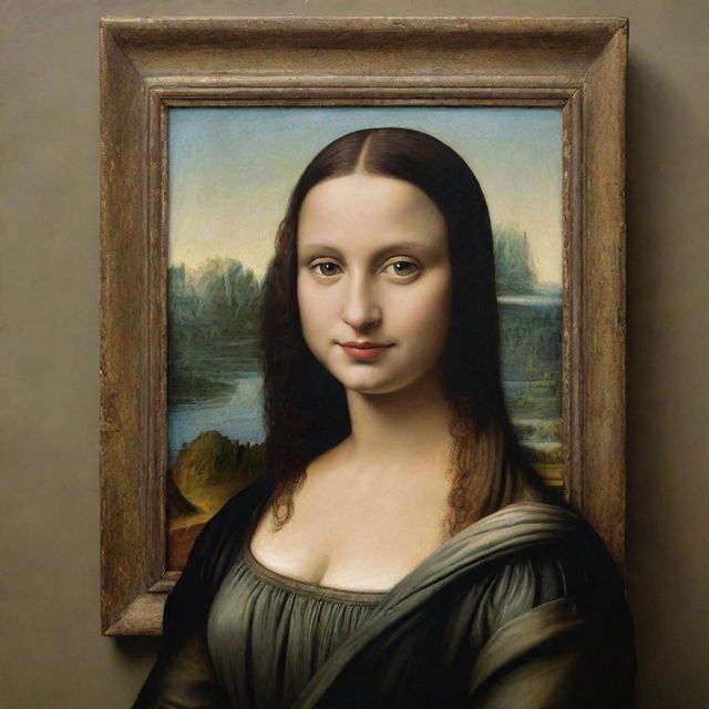 A modern reinterpretation of the Mona Lisa