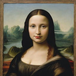 A modern reinterpretation of the Mona Lisa