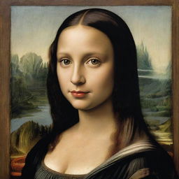 A modern reinterpretation of the Mona Lisa