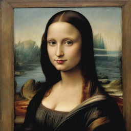 A modern reinterpretation of the Mona Lisa