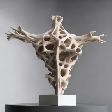 The artist created a stunning sculpture of the atlas vertebra, capturing every delicate detail and showcasing its significance in the human body.