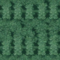 An elegant and expensive pattern of green flowers