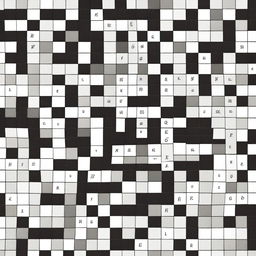 A high-quality image of a crossword puzzle book cover, rendered in a realistic digital art style