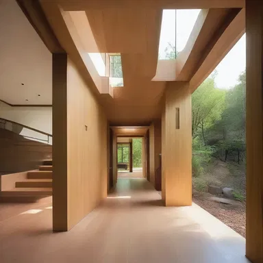 The cagey design of the house incorporates hidden passages and secret rooms.