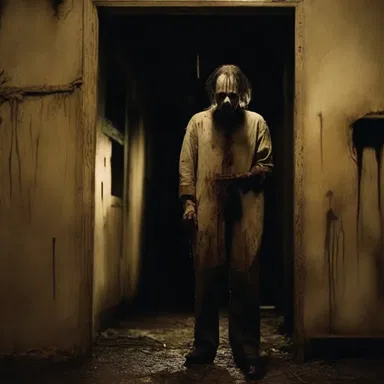 The protagonist in the horror movie was cagey, always suspicious of the dark corners in the haunted house.