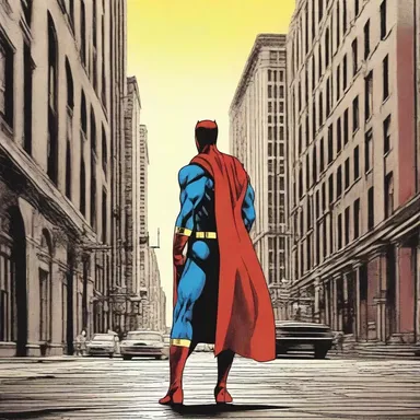 As the superhero's archenemy attacked the city, the outcry from the citizens could be heard from miles away.