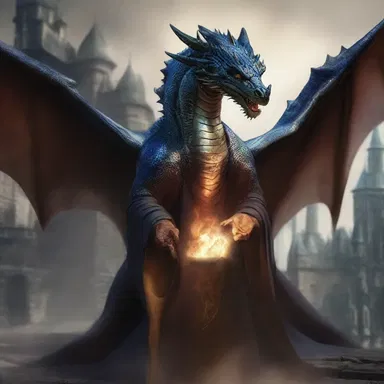In the land of magic and dragons, the sorcerer's powerful spell ended with a deafening outcry that shook the entire kingdom.