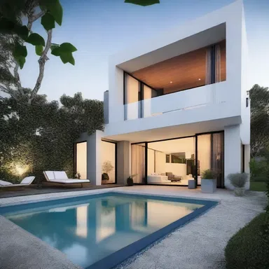 The modern and sleek design of the house will outcry elegance and sophistication.