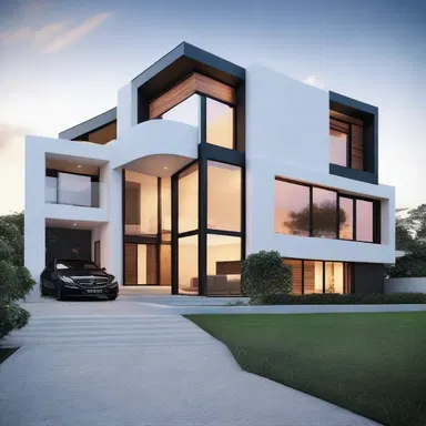 The modern and sleek design of the house will outcry elegance and sophistication.