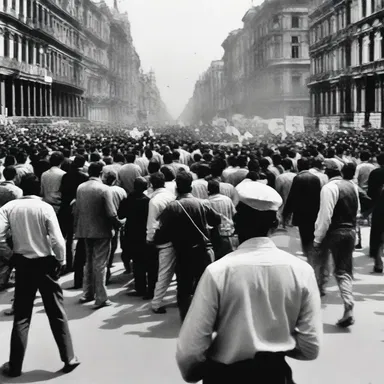 The public's outcry against the government's actions sparked the revolution.