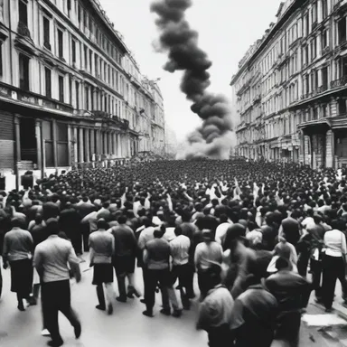 The public's outcry against the government's actions sparked the revolution.